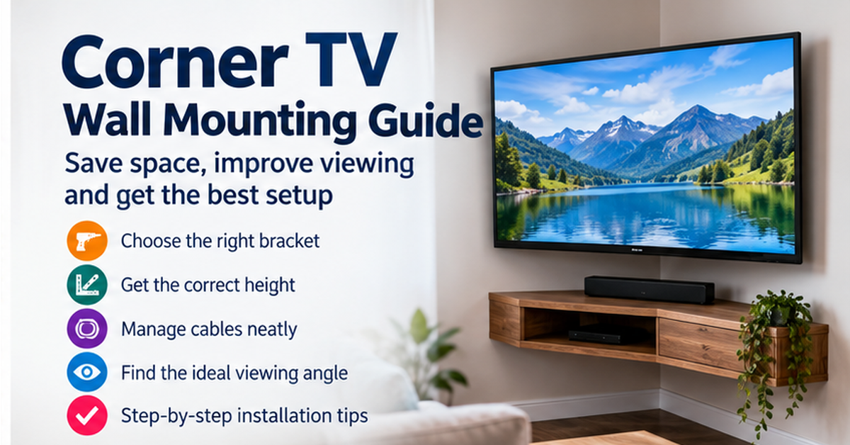 TV Wall Mounting in a Corner
